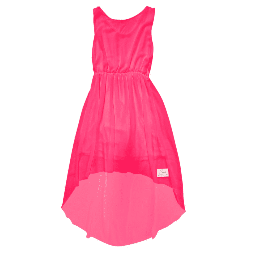 Šaty Fairytale tielkové Neon ružové