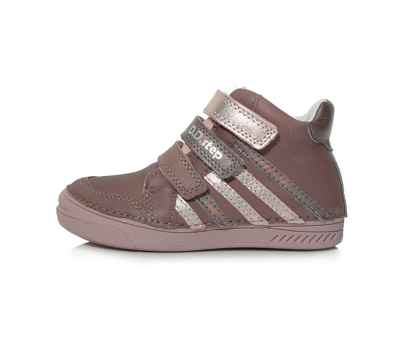 DDstep kožené topánky Baby pink 040 316