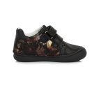 DDstep kožené topánky Metalic flower 078 389