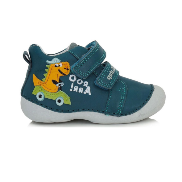 Kožené topánky zelené S015-41882B