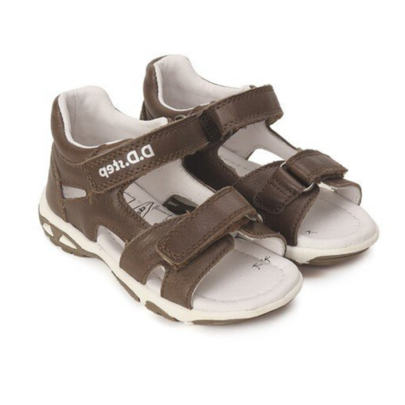 DDstep kožené sandále Chocolate G290