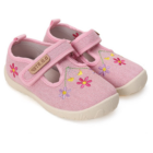 DDstep plátenky/papučky barefoot kvietky CSG 41133AM