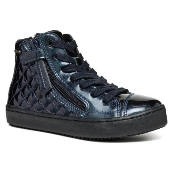 Geox vysoké tenisky Kalispera Violet shine girl
