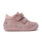 DDstep kožené barefoot topánky pink 070 42189A