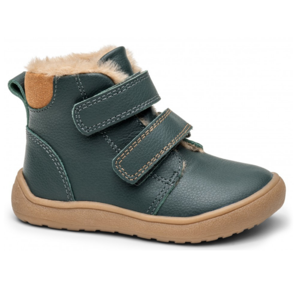Protetika barefoot topánky zimné Deny green