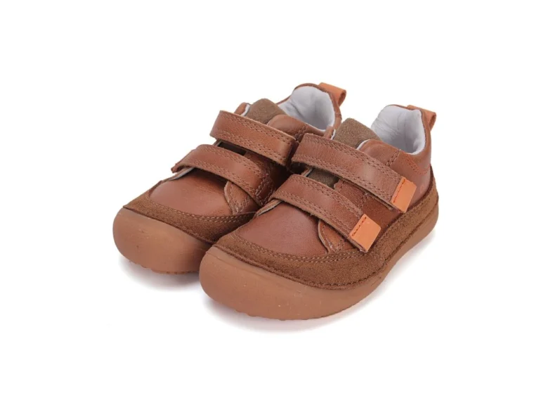 DDstep kožené topánky Barefoot brown S063 51483AM – Obrázok 7