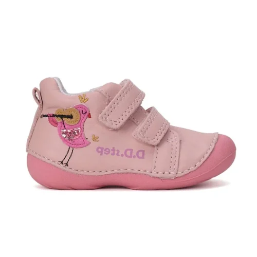 Kožené topánky Pink S015-51542