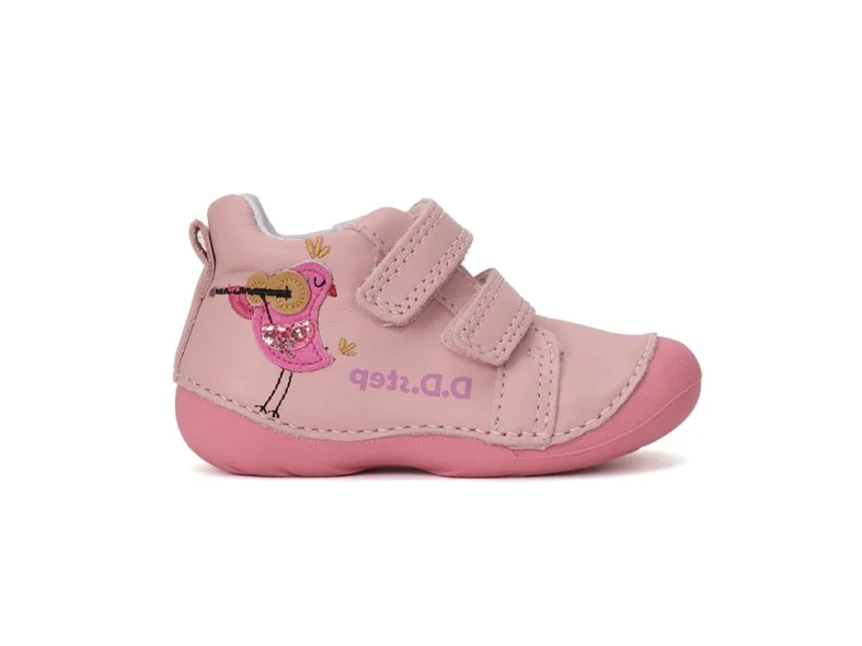 Kožené topánky Pink S015-51542