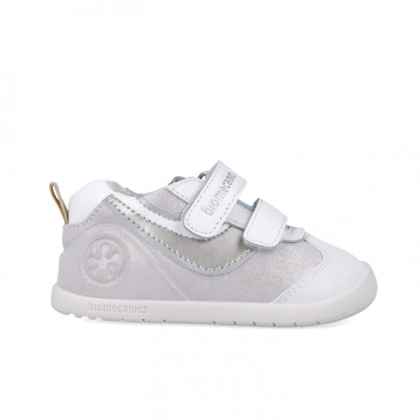 Biomecanics barefoot kožené topánky 252161-B198 Metalic
