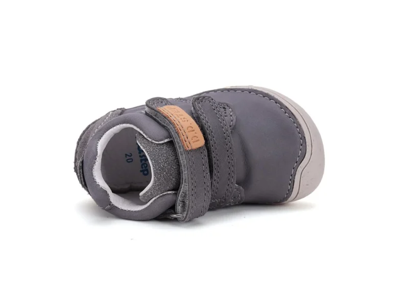 DDstep kožené barefoot topánky Dark grey 073-51761 – Obrázok 3