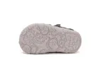 DDstep kožené barefoot topánky Dark grey 073-51761