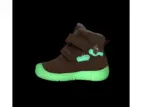 DDstep zimné kožené topánky Chocolate lumino W082-52314A