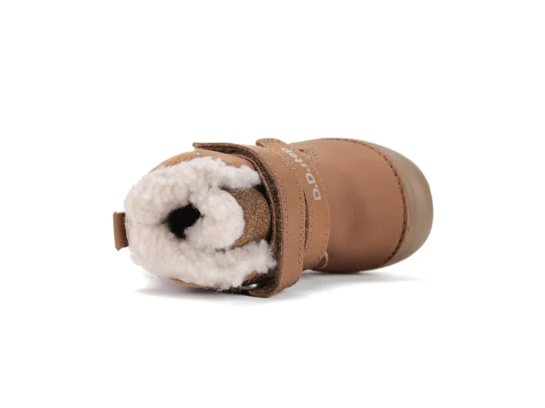 DDstep zimné kožené topánky Chocolate lumino W082-52314A – Obrázok 6