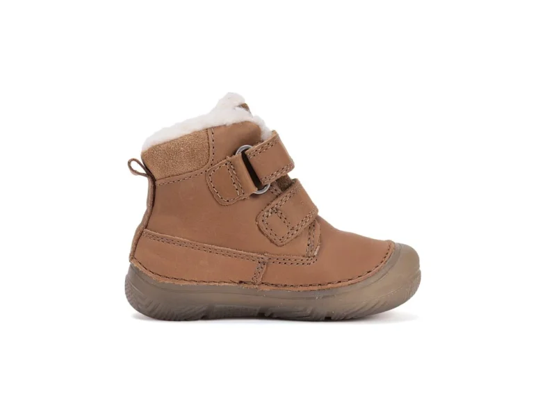 DDstep zimné kožené topánky Chocolate lumino W082-52314A – Obrázok 5