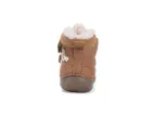 DDstep zimné kožené topánky Chocolate lumino W082-52314A