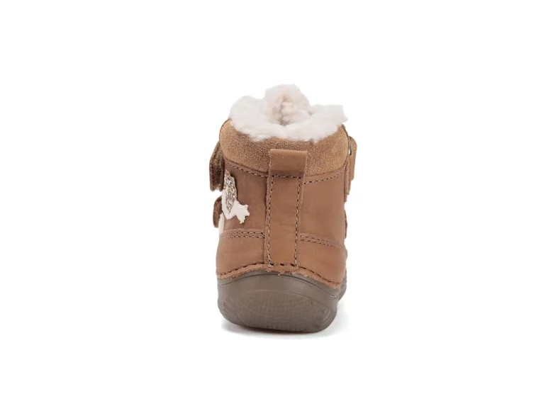 DDstep zimné kožené topánky Chocolate lumino W082-52314A – Obrázok 4