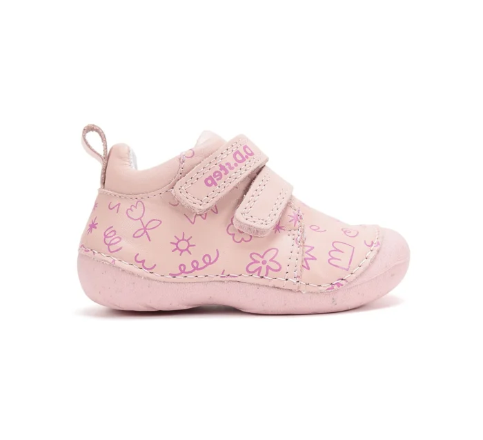 Kožené topánky Rose gold S015-61675A