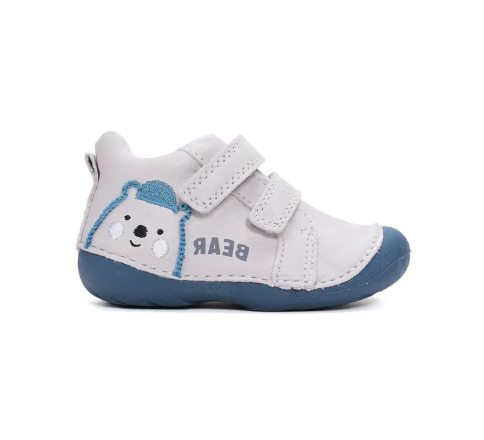 Kožené topánky dove grey S015-61472B