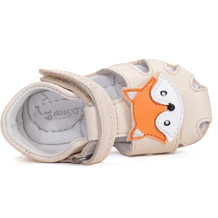 DDstep kožené sandále cream G075-61516F – Obrázok 6